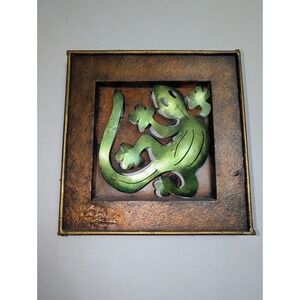 Metal Wall Art 3D Gecko Andres Martin Del Campo Southwest‎ Folk Art Sculpture